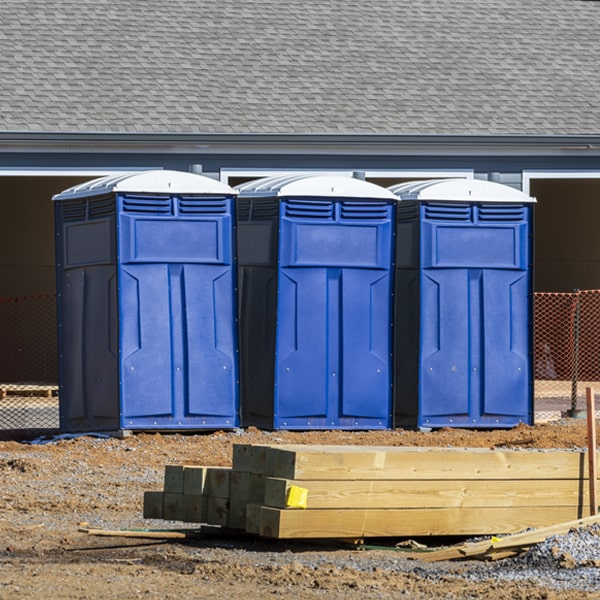 how often are the portable toilets cleaned and serviced during a rental period in Ohio City